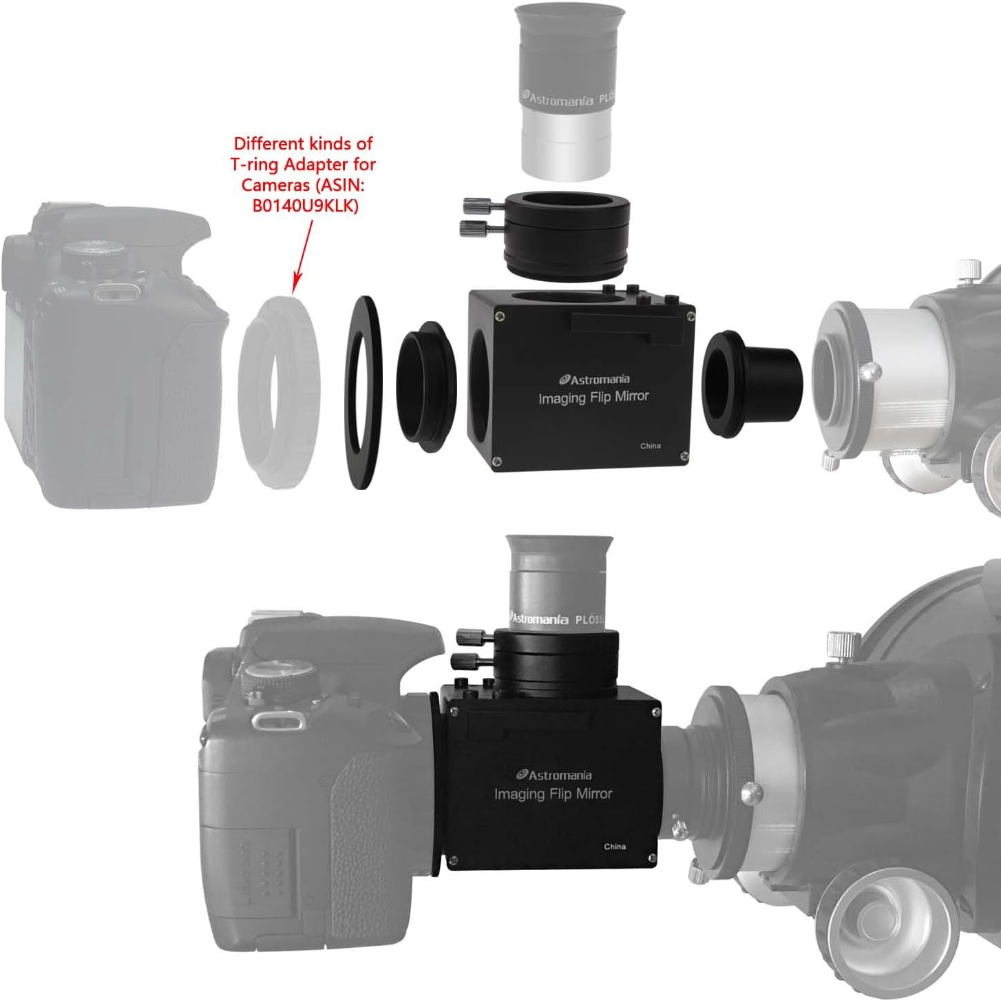 Astromania 1.25" Astrophotography Flip Mirror - The flip Mirror for Precise Focusing