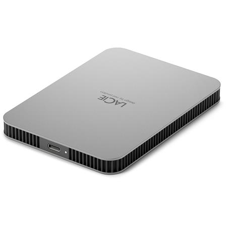 LaCie Mobile Drive STLP4000400 4TB USB-C Portable Hard Drive Moon Silver