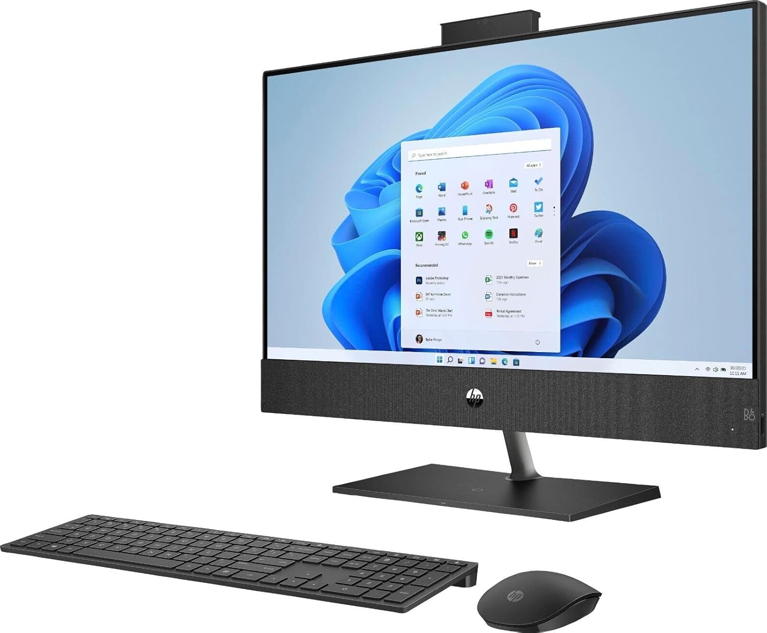 HP Pavilion 27" Full HD Touchscreen All-in-One Desktop Computer - 12th Gen Intel Core i7-12700K 12-Core up to 5.00 GHz Processor, 16GB DDR4 RAM, 4TB NVMe SSD, Intel UHD Graphics 770, Windows 11 Home