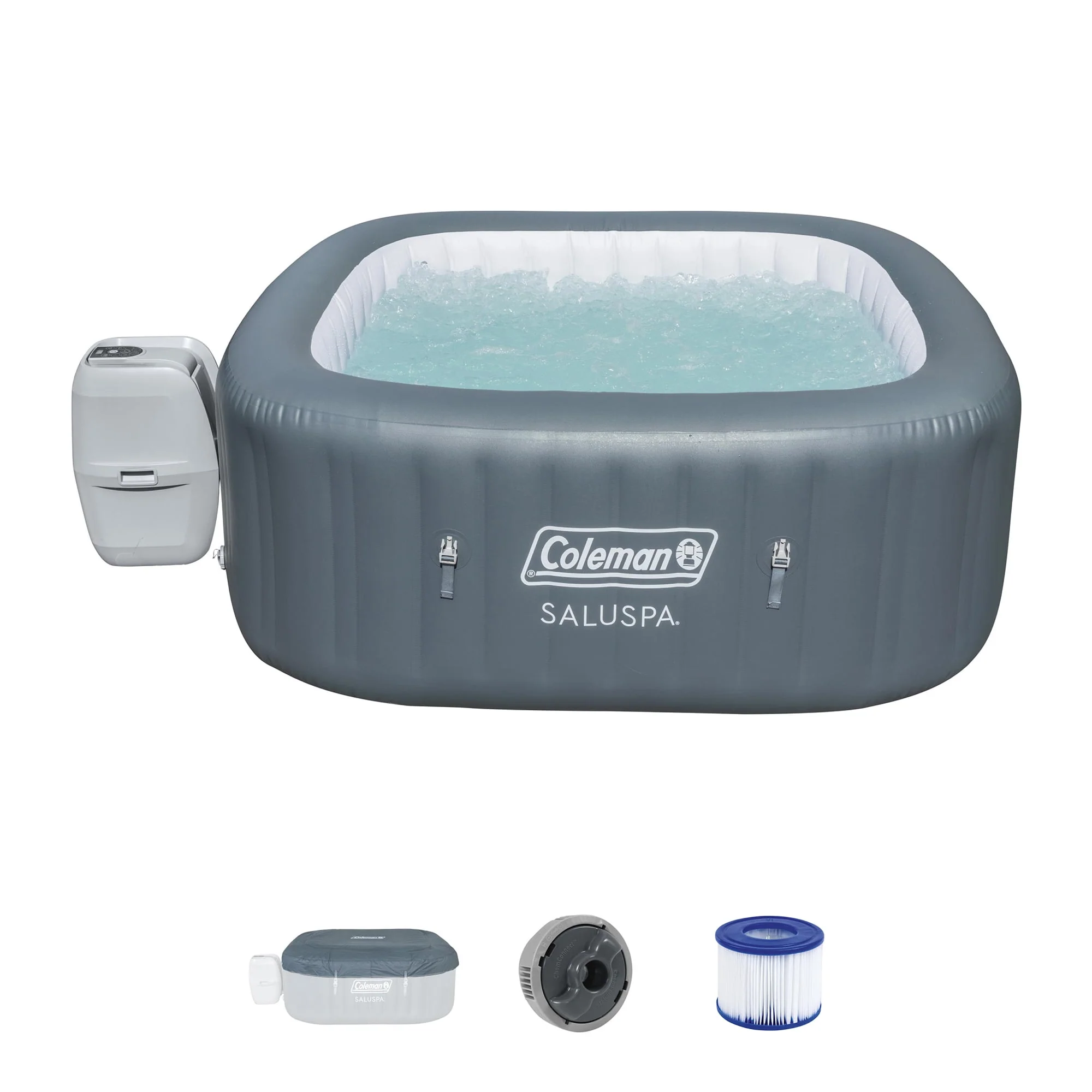 Coleman SaluSpa Atlantis AirJet Inflatable Hot Tub with 140 Soothing Jets