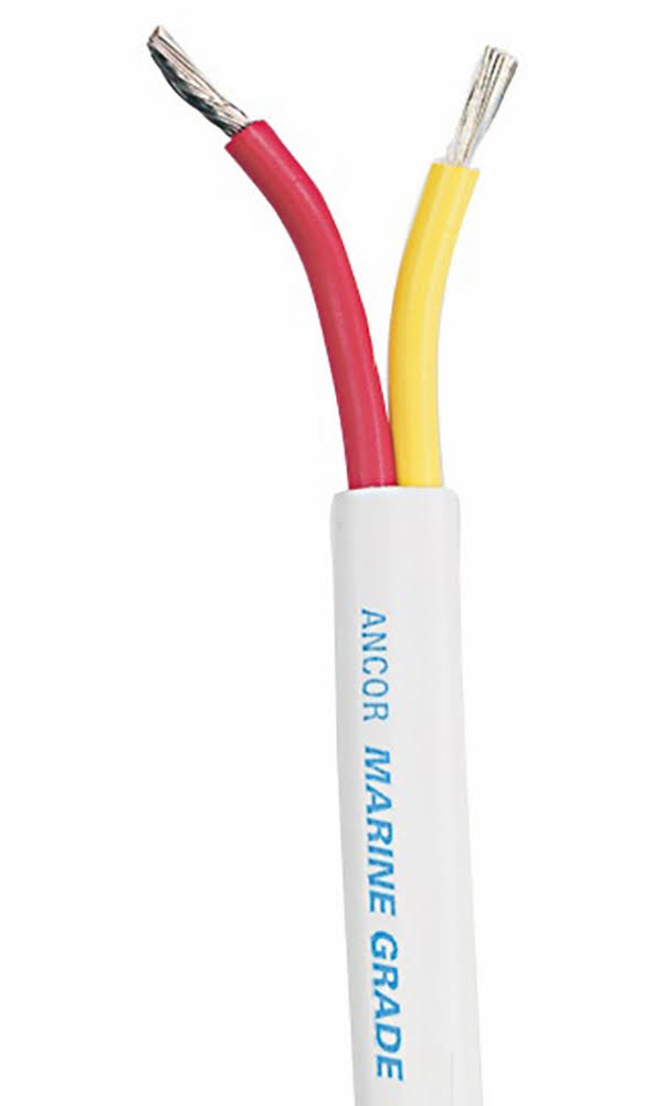 Ancor 123705 Safety 6/2 AWG 50& Red/Yellow Flat Duplex Cable