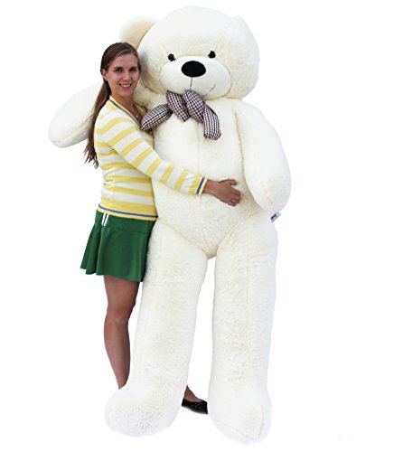 78" Giant Teddy Bear Huge 6.5 feet Stuffed Teddy Bear Soft Toy Valentine's Big Gift (Red)