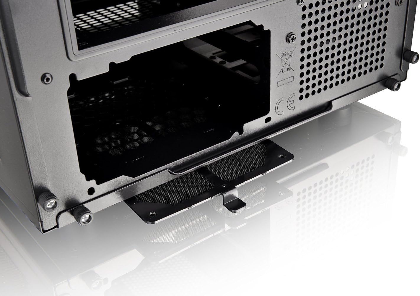 Thermaltake Core V21 SPCC Micro ATX, Mini ITX Cube Gaming Computer Case Chassis, Small Form Factor Builds, 200mm Front Fan Pre-installed, CA-1D5-00S1WN-00 Black