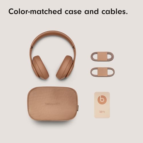 Beats Studio Pro - Wireless Bluetooth Noise Cancelling Headphones - Personalized Spatial Audio, USB-C Lossless Audio, Apple & Android Compatibility, Up to 40 Hours Battery Life - Sandstone