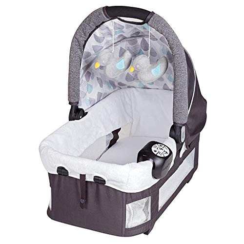 Baby Trend Deluxe Nursery Center, Portable Playard with Bassinet, Changing Table, and Storage, Ideal for Babies and Toddlers, Travel Crib, Havenwood