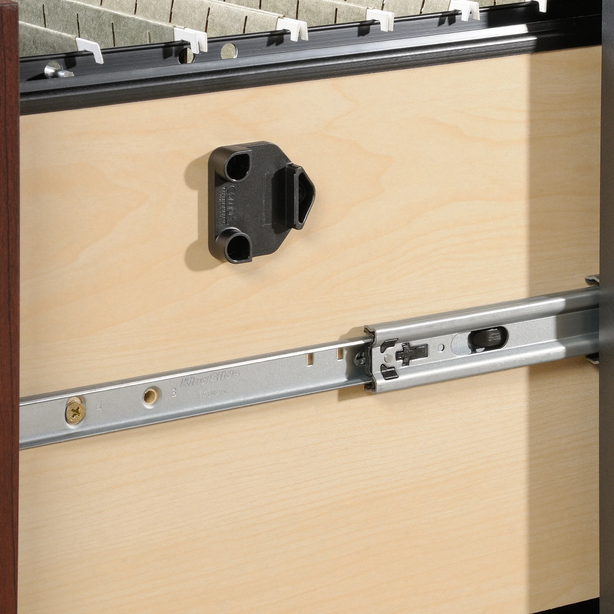 Sauder Via Engineered Wood File Cabinet in Classic Cherry Finish