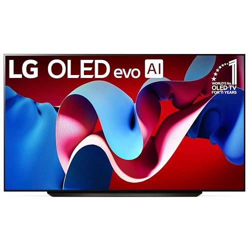LG 65-Inch Class OLED evo C4 Series Smart TV 4K Processor Flat Screen with Magic Remote AI-Powered with Alexa Built-in (OLED65C4PUA, 2024)