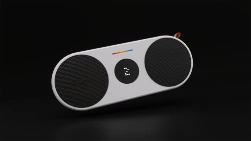 Polaroid P3 Music Player (Blue) - Retro-Futuristic Boombox Wireless Bluetooth Speaker Rechargeable with Dual Stereo Pairing