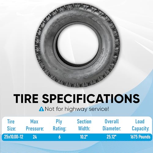 OTR 350 Mag All Terrain ATV/UTV Tire (25x10.00-12)