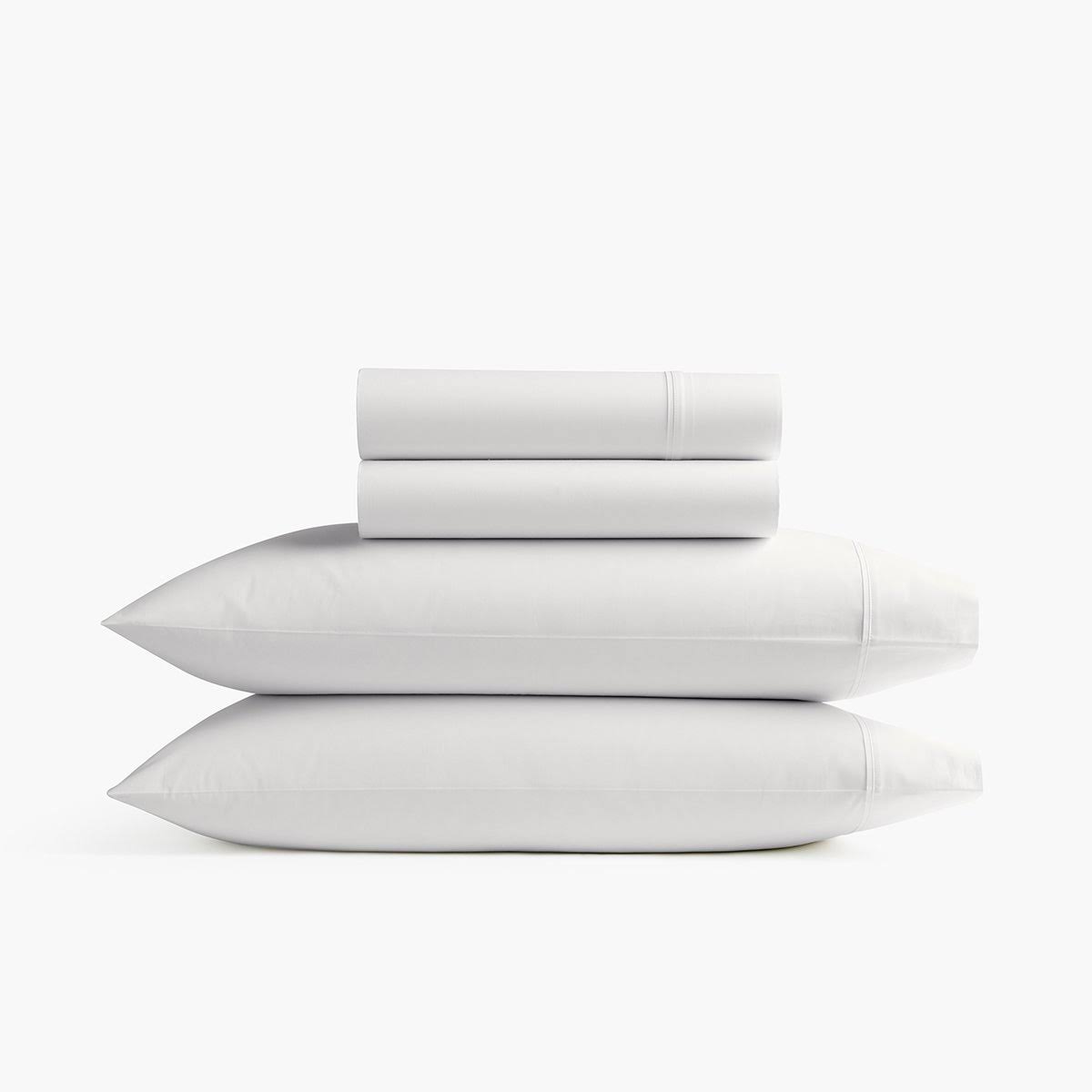 Organic Percale Sheet Set in Taupe, Size Cal King by Under The Canopy