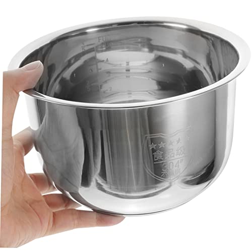 SWOOMEY Rice Cooker Liner Instant Rice Cooker Rice Container Stainless Steel Rice Cooker Nonstick Inner Pot Rice Inner Cooking Pot Electric Rice Inner Tank Electric Cooker Supply Rice Pot
