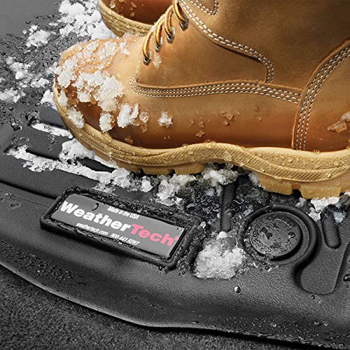 WeatherTech Custom Fit FloorLiners for Toyota RAV4-1st Row (445101), Black
