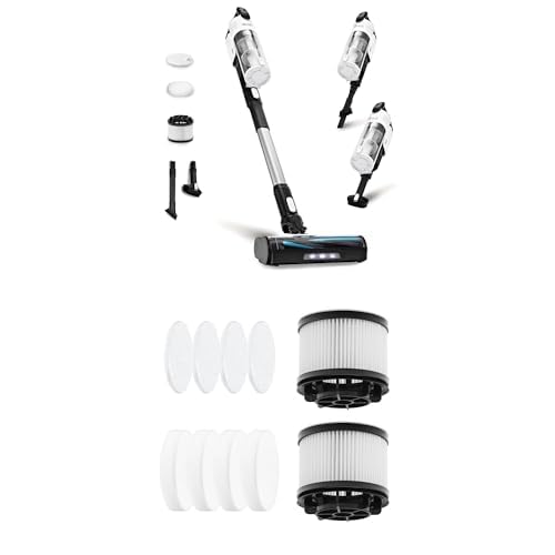 LEVOIT Cordless Vacuum Cleaner, Stick Vac with Tangle-Resistant Design, Up to 50 Minutes, Powerful Suction, Rechargeable, Lightweight, and Versatile for Carpet, Hard Floor, Pet Hair, LVAC-200