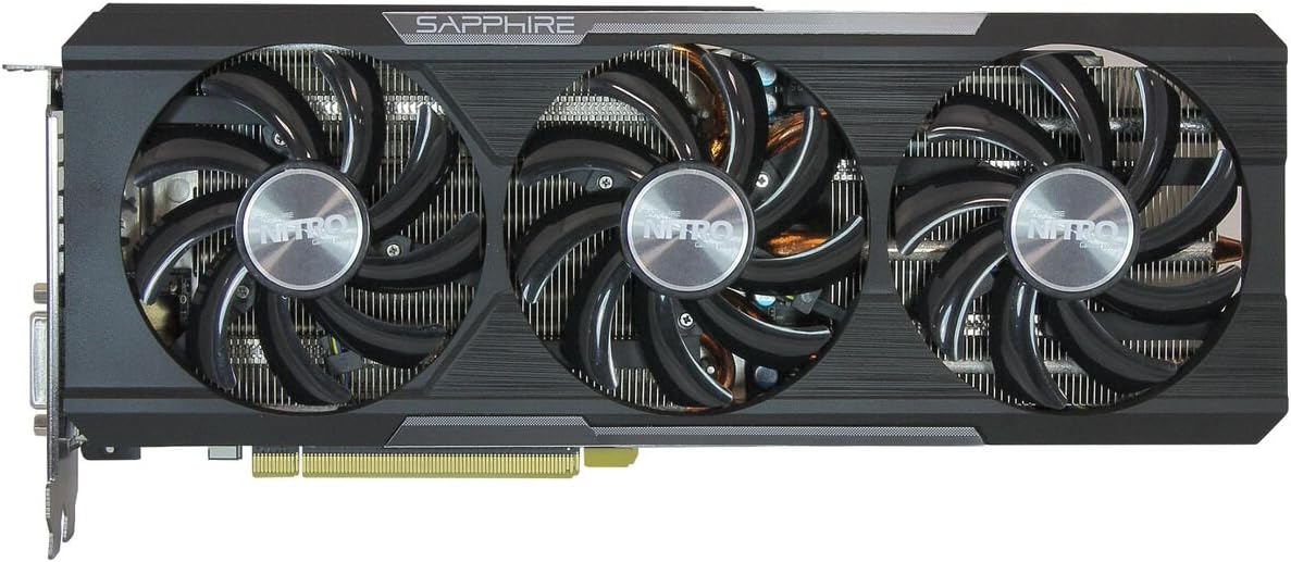 Sapphire Radeon Nitro R9 390 8GB GDDR5 DVI-D/HDMI/Triple DP Tri-X OC Version (UEFI) PCI-E Graphics Card 11244-00-20G