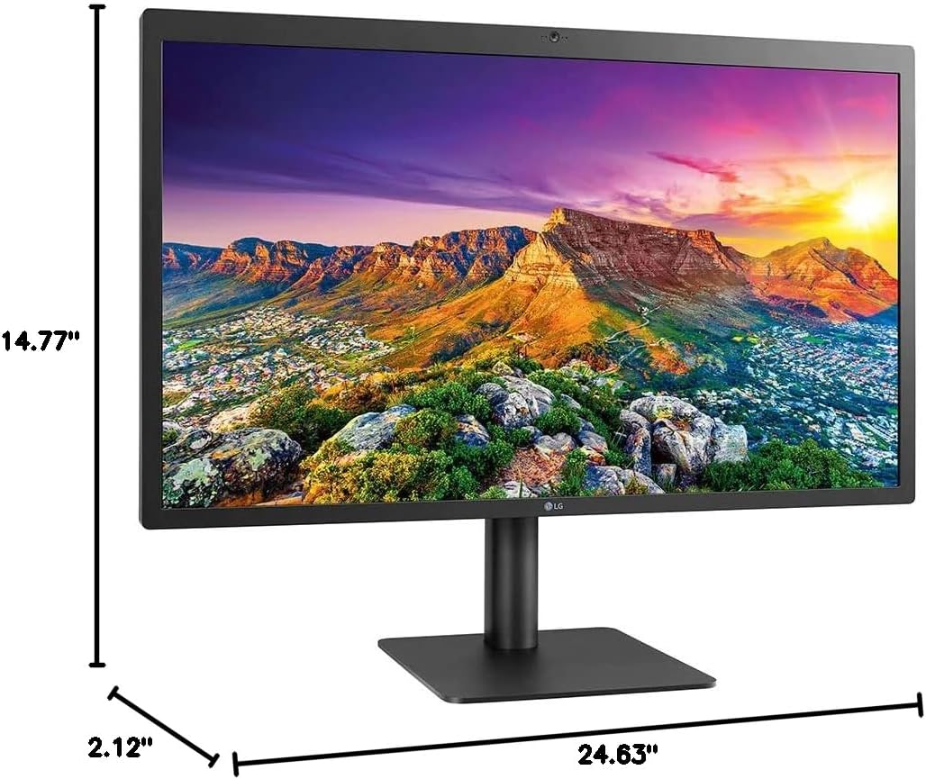 LG 27” 27MD5KB-BUltraFine™ 5K IPS Monitor with Thunderbolt 3 & Type C Ports & macOS Compatibility, Black