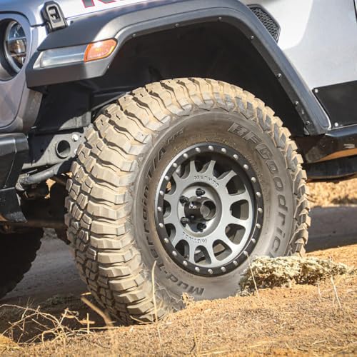 BFGoodrich Mud Terrain T/A KM3 Radial Car Tire for Light Trucks, SUVs, and Crossovers, 37x12.50R17/D 124Q