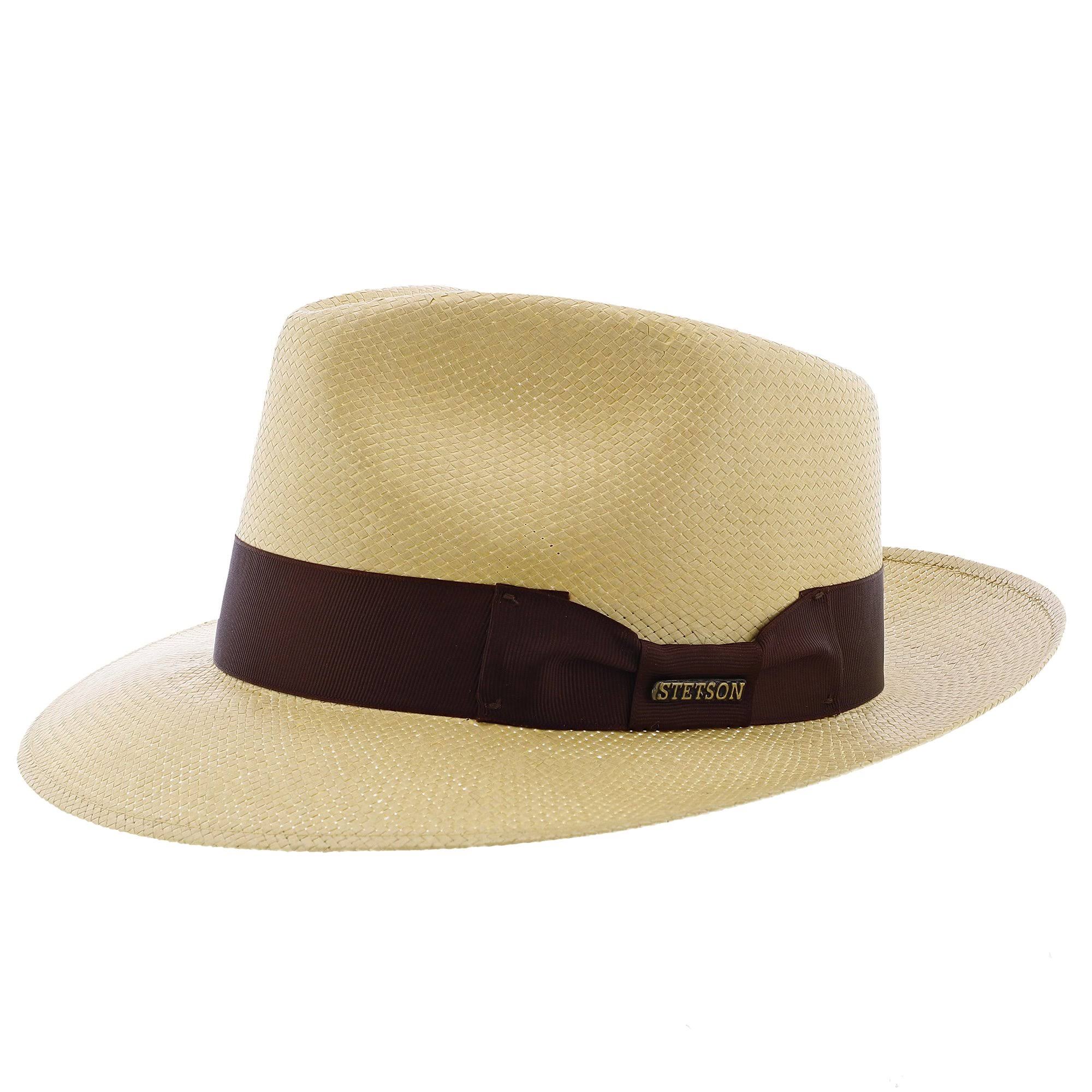 Stetson Adventurer - Shantung Fedora Hat TSADTR Natural - Medium Straw