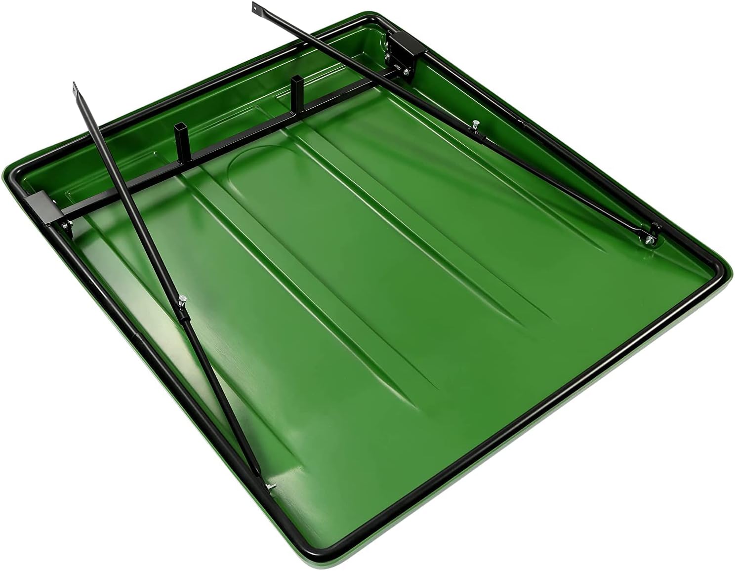 Kojem Green Tractor Canopy Compatible with John Deere Compact Utility Tractors with rops 34" Wide or Less. Fit 1 1/2" x 3", 2" x 2" or 2" x 3" ROPS Sun Shade Canopy with Bracket 35" W x 40" L
