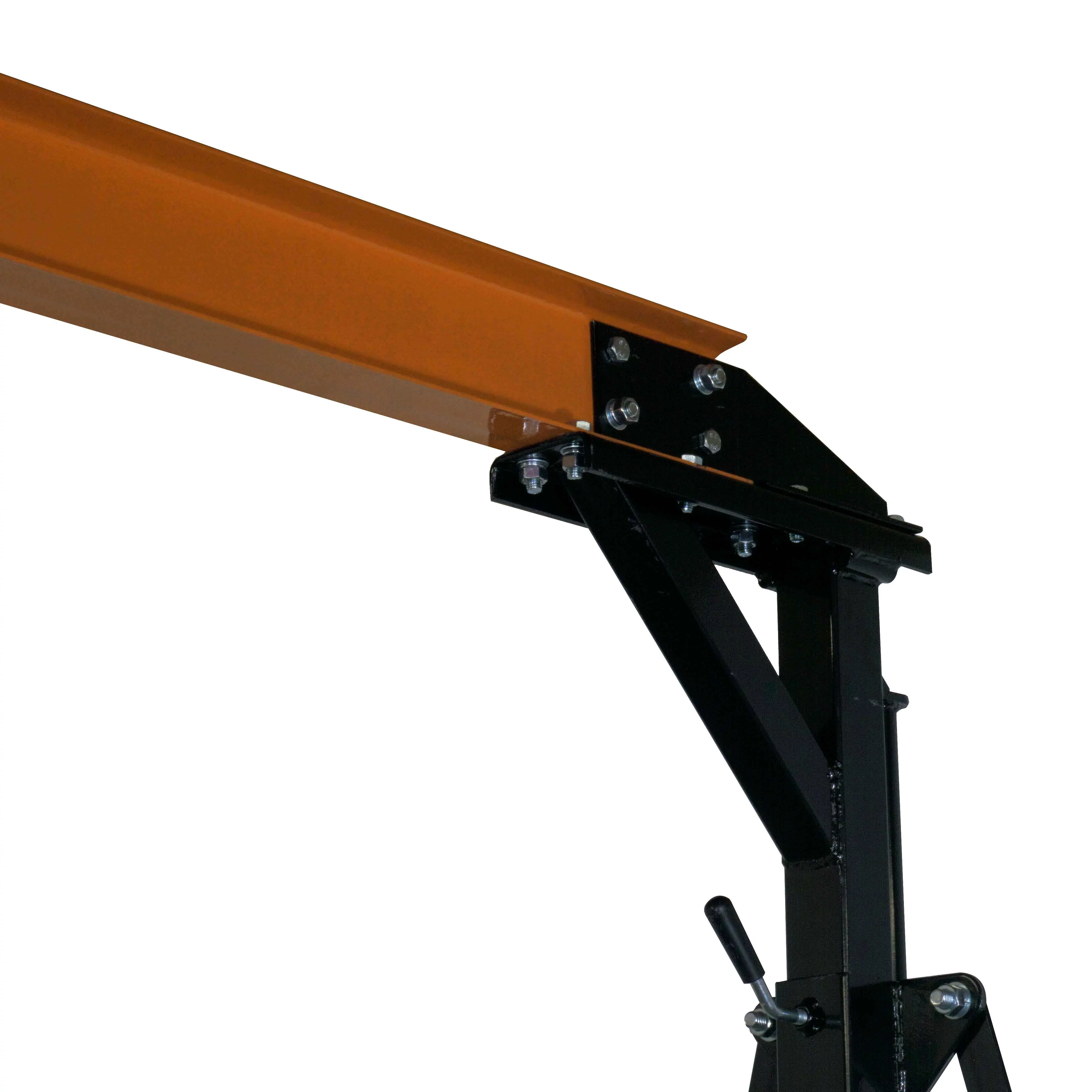 Titan Attachments 1 Ton Telescoping Gantry Crane, Portable Shop Lift Hoist, Frame Only, Rated 2,000 LB
