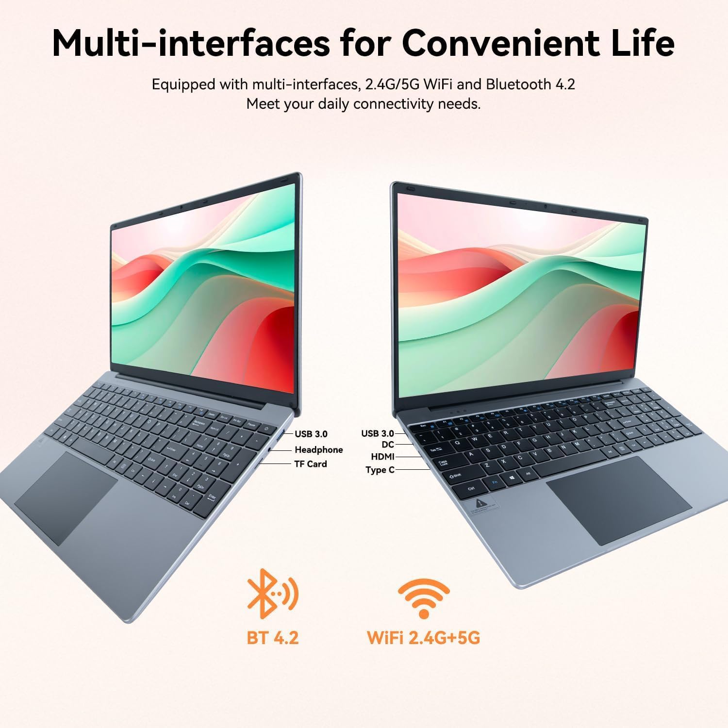 15.6'' Laptop 12GB DDR4 512GB SSD, Quad-Core Intel Celeron N5095 Processors, Windows 11 1080P IPS FHD Display Laptop Computer,Numeric Keypad USB 3.0, Bluetooth 4.2, 2.4/5G WiFi