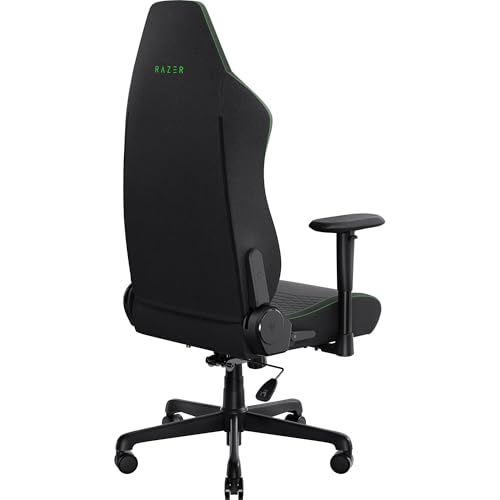 Razer Iskur V2 X Ergonomic Gaming Chair: Built-in Lumbar Support - Widened Seat Base - High Density Foam Cushions - Adjustable 152 Degree Recline - 2D Armrests - Plush Fabric Finish - Black
