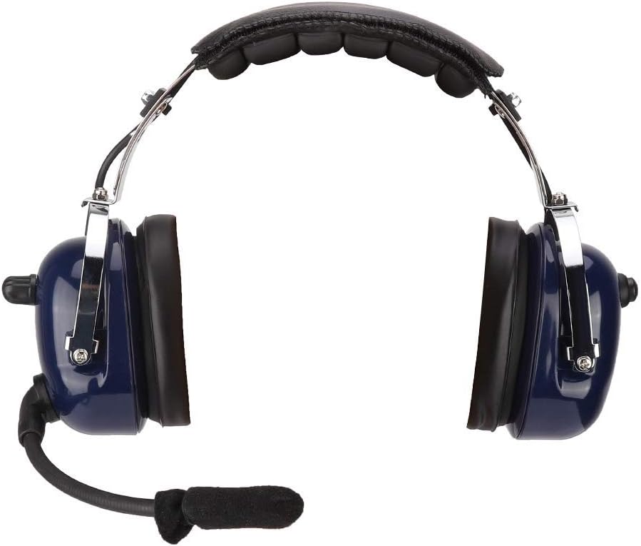 Aviation Headset, Noise Canceling Over Ear Headphones with Microphone, 3.5mm Noise Canceling Headset for Airplane Pilots.
