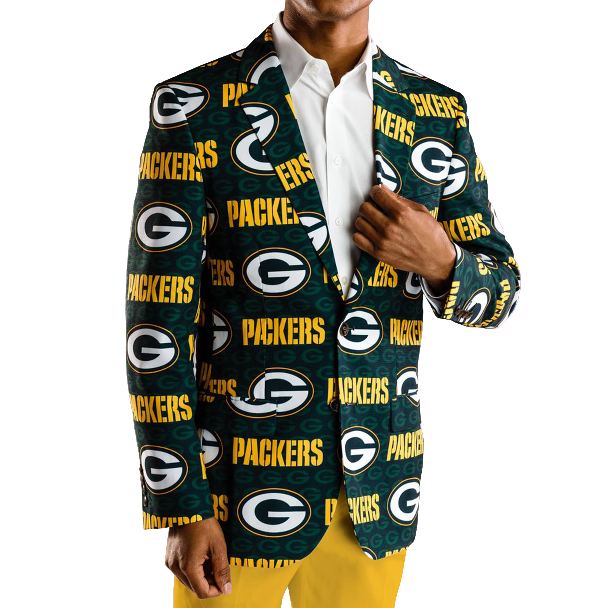 Packers Super Fan Blazer 42 Green u0026 Gold