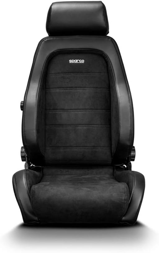 Sparco Sport Seat GT - Black Skai/Microfibre - Reclinable