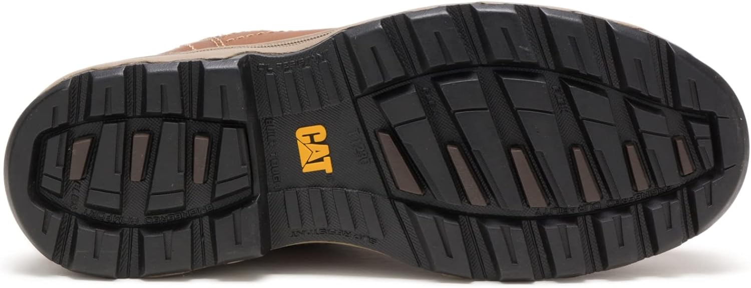 CAT Footwear Men's Pelton Industrial & Construction Shoe, Dark Beige, 13