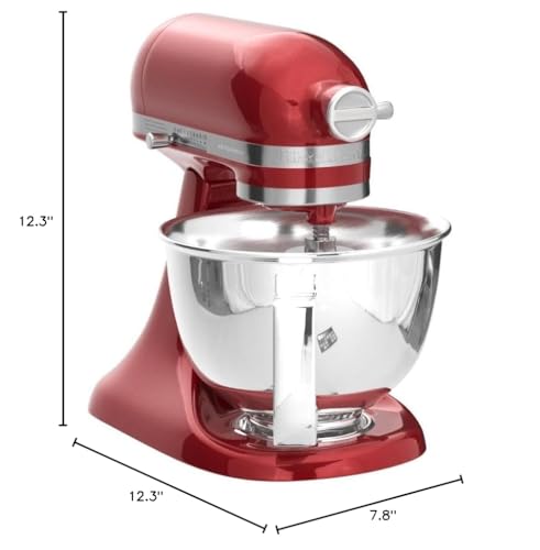 KitchenAid Artisan Mini 3.5 Quart Tilt-Head Stand Mixer - KSM3316X - Candy Apple Red