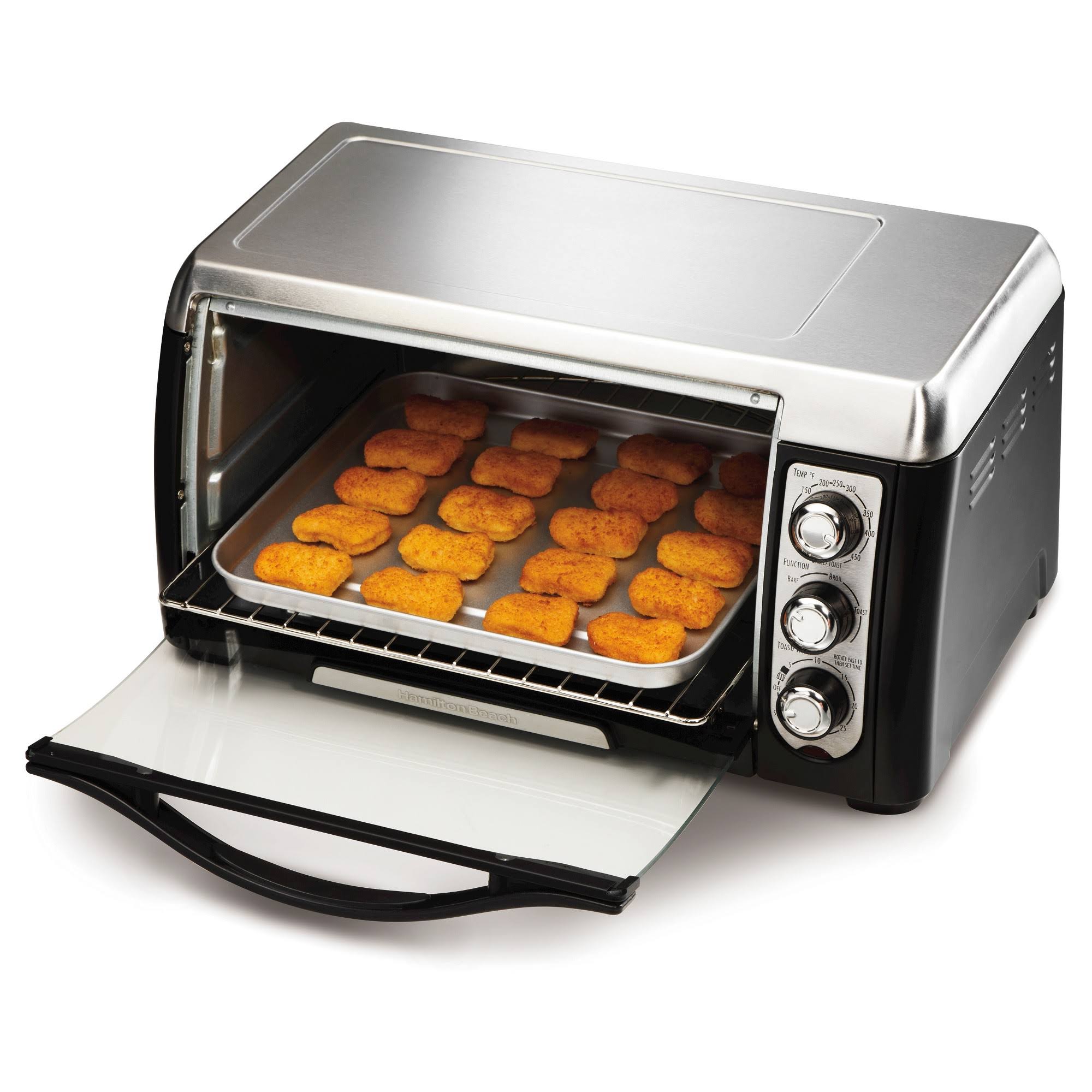 Hamilton Beach 6-Slice Convection Toaster Oven Stainless Steel