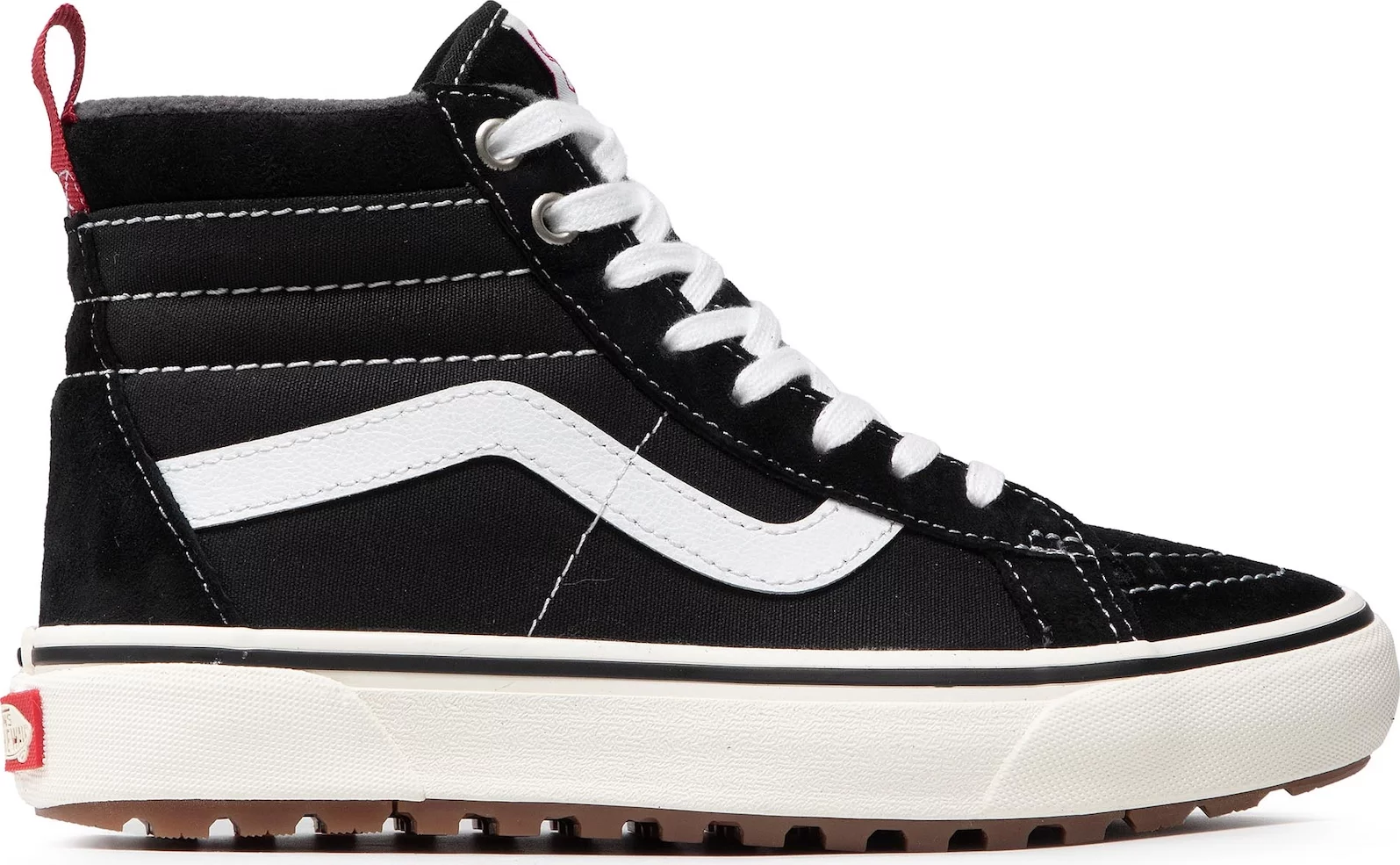 Vans SK8-HI MTE-1 Shoes, Black/True White, 11.5 US / 13 US