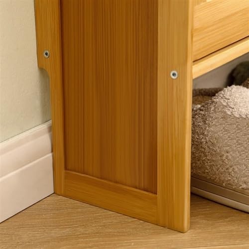 Shoe Rack Slim Shoe Storage Cabinet for Entryway, Bamboo Shoe Organizer with Flip Drawers, Free Standing Shoe Cabinet for Closet, Hallway Shoes Organizer