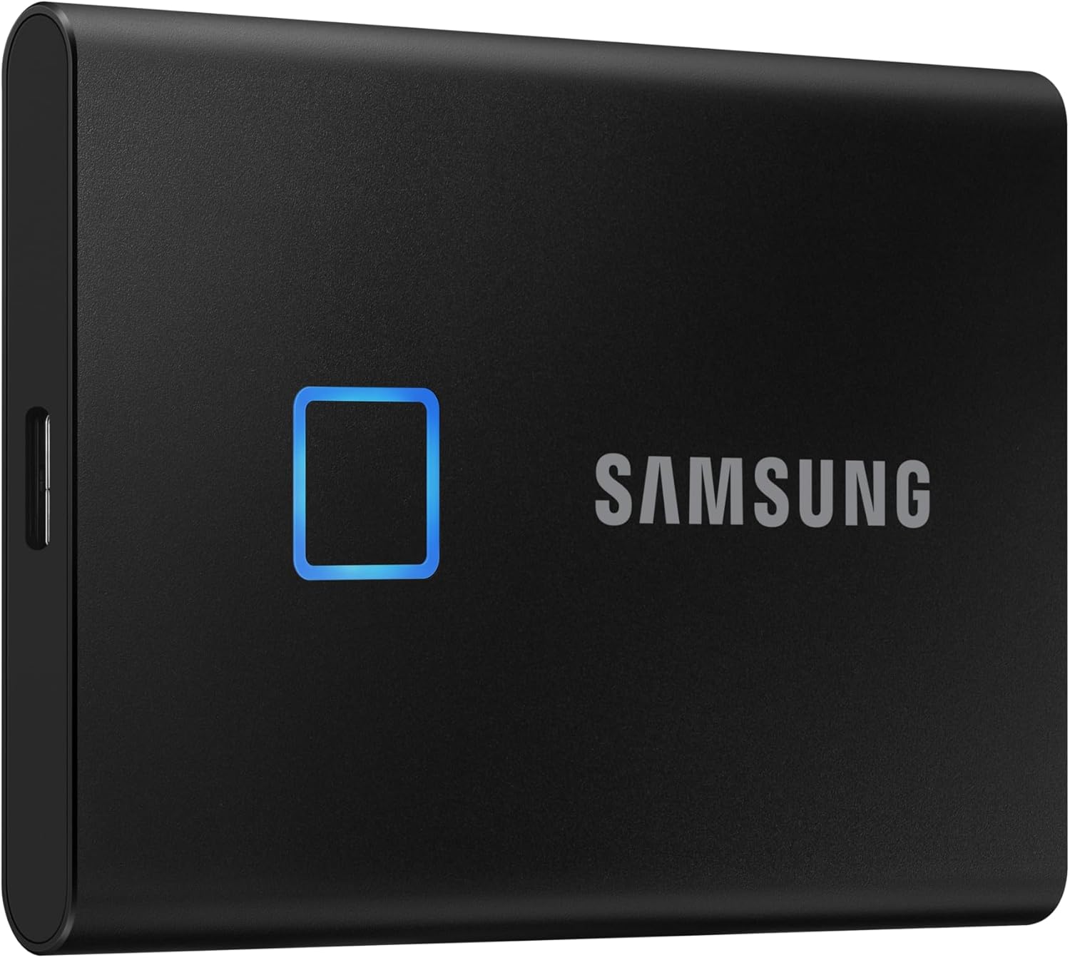 SAMSUNG T7 Touch Portable SSD 2TB ,up to 1050MB/s, USB 3.2 External Solid State Drive, Black (MU-PC2T0K/WW)