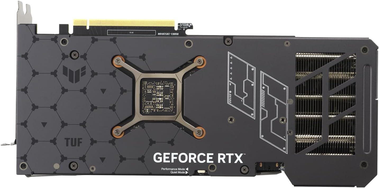 ASUS TUF Gaming GeForce RTX 4070 Ti Super 16GB GDDR6X OC Edition Gaming Graphics Card (NVIDIA GeForce RTX4070Ti DLSS 3, PCIe 4.0, 2X HDMI 2.1a, 3X DisplayPort 1.4a, TUF-RTX4070TIS-O16G-GAMING, Black)