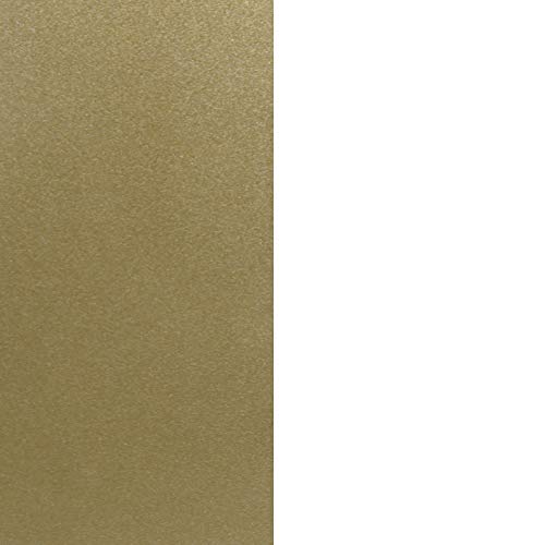 Nathan James Theo 2-Shelf Industrial Wall Mount Ladder Small Computer or Writing Desk, White/Gold Brass