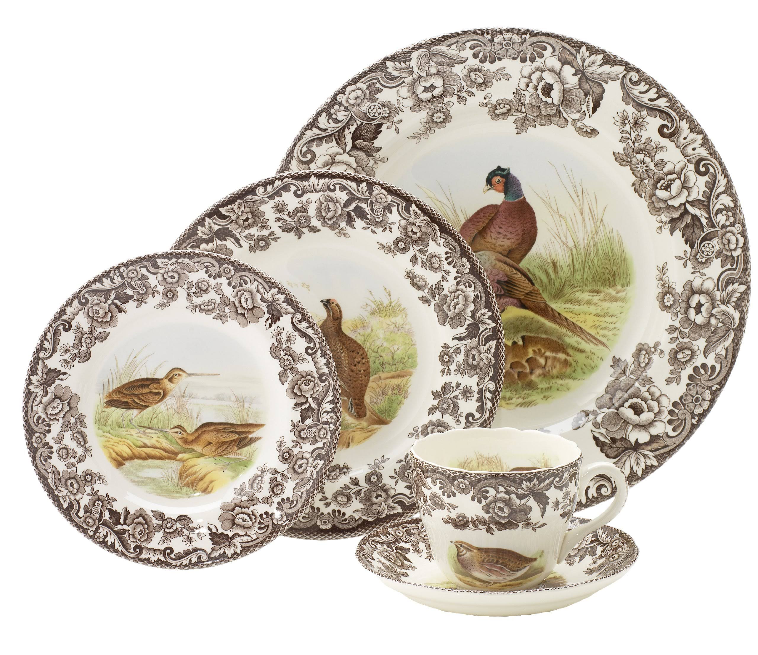 Spode Woodland 5 Piece Place Setting
