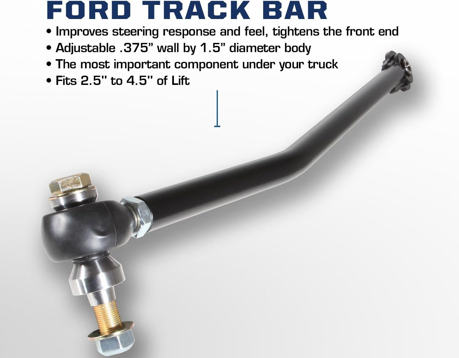 Carli Suspension 05-16 Ford F250/F350 Adjustable Front Track Bar