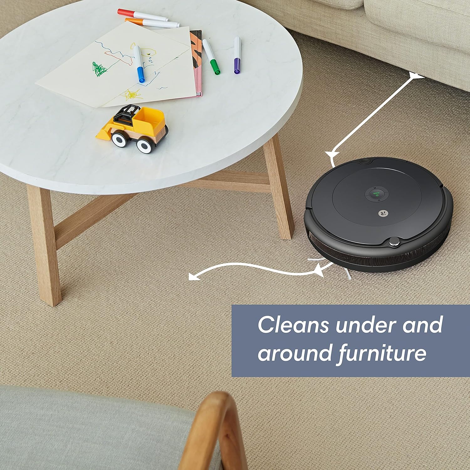 iRobot Roomba 694 Robot Vacuum-Wi-Fi Connectivity, Good for Pet Hair, Carpets, Hard Floors, Self-Charging