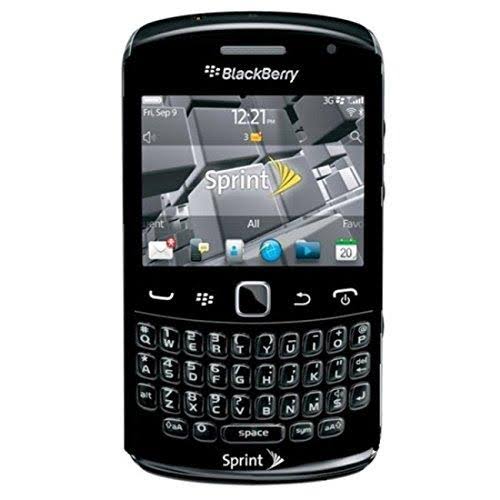 New Sprint Blackberry Curve 9350 No Contract 3G WiFi 5MP Camera Black