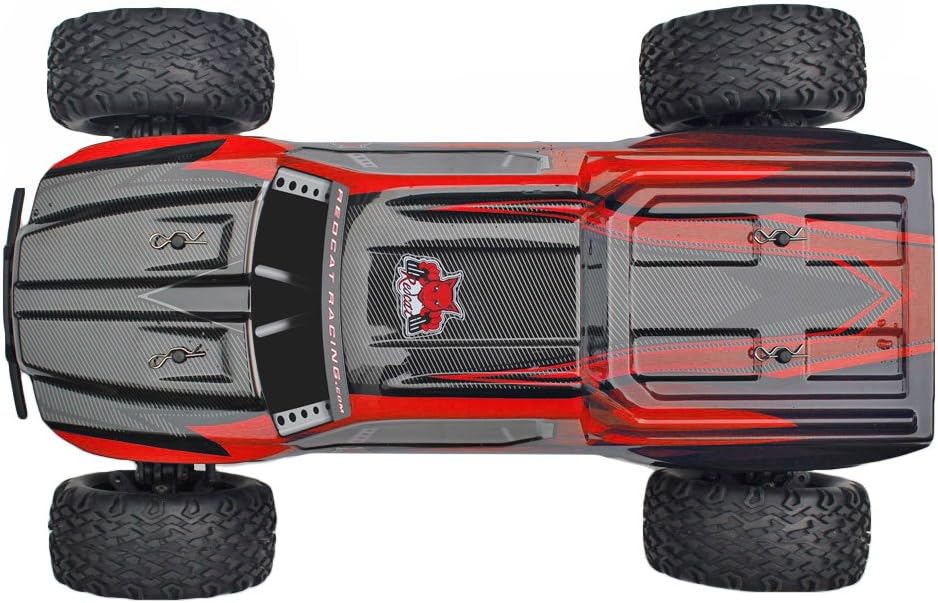 Redcat Racing Blackout XTE 1/10 Scale Electric Monster Truck with Waterproof Electronics, Red