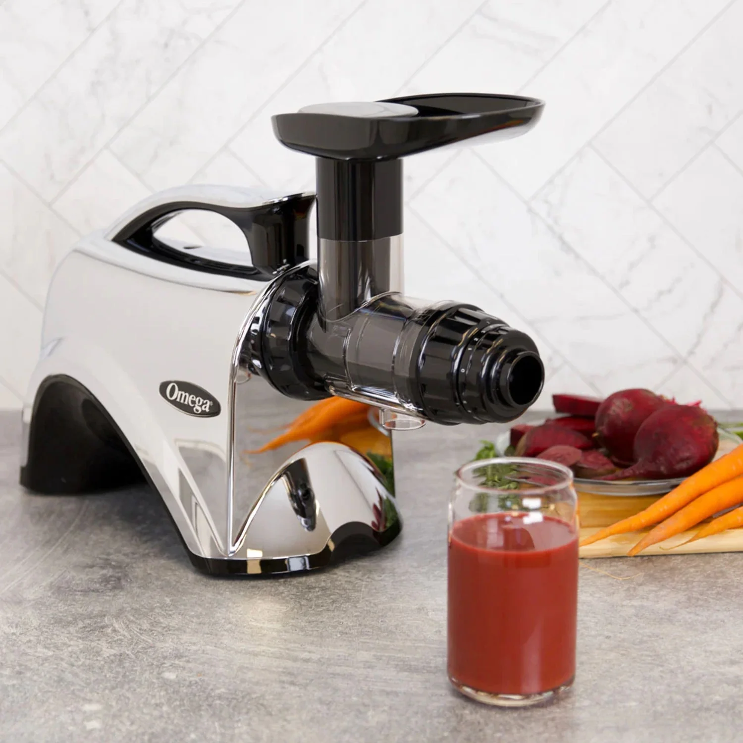 Omega NC900HDC Cold Press Juicer Machine, Vegetable and Fruit Juice Extractor and Nutrition System