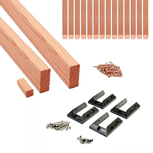 ProWood 6 ft. Cedar Rail Kit with B2E Balusters