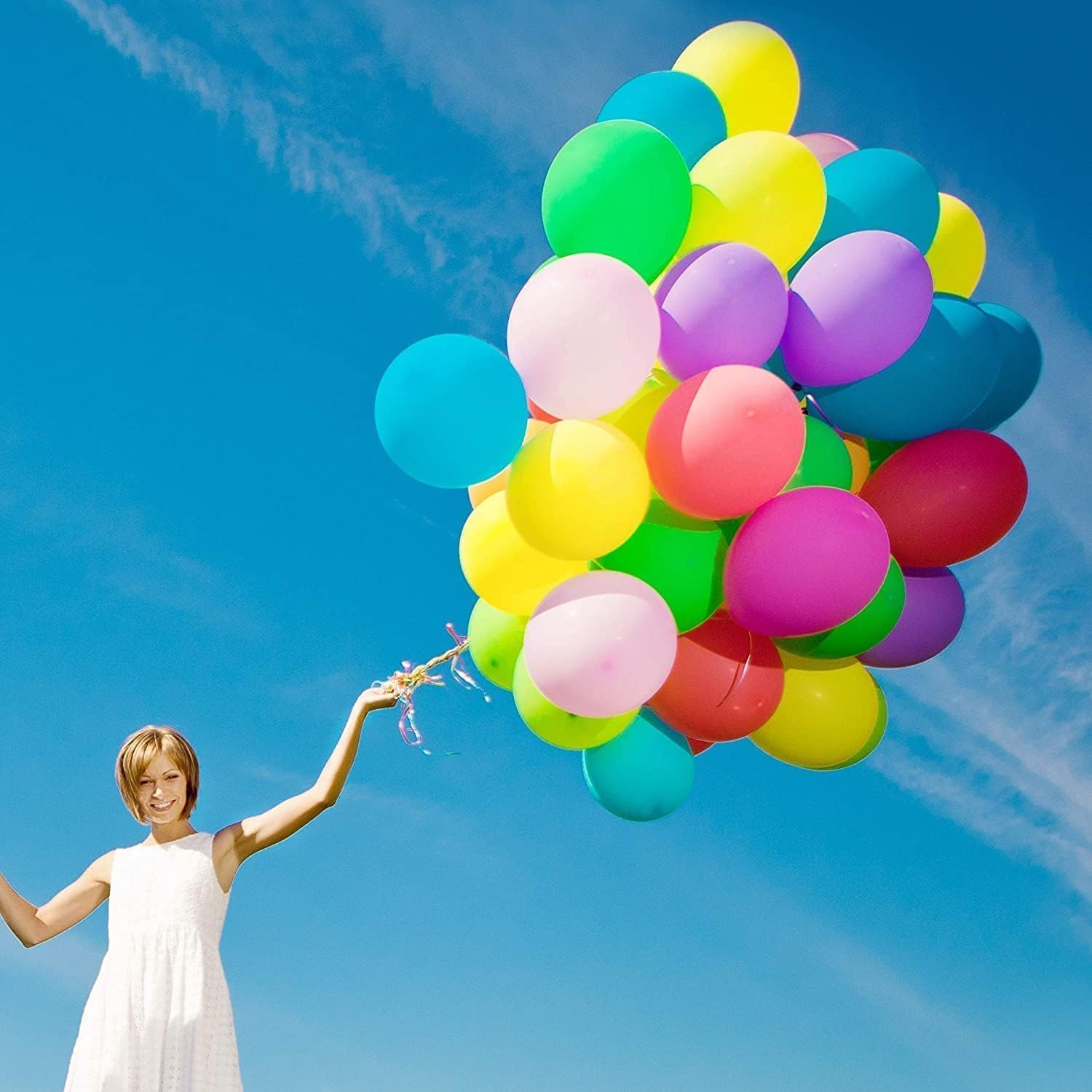 Purified Helium Tank - Inflate up to 90 Latex Balloons | 7 cu. ft. Cylinder for Longer Float Time | Balloon Pump Kit for Birthday Decorations, New Year's, Valentine's Day Home Decorations