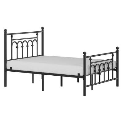 Haru 48x22 Bed Frame Winston Porter Size: Full, Color: Black