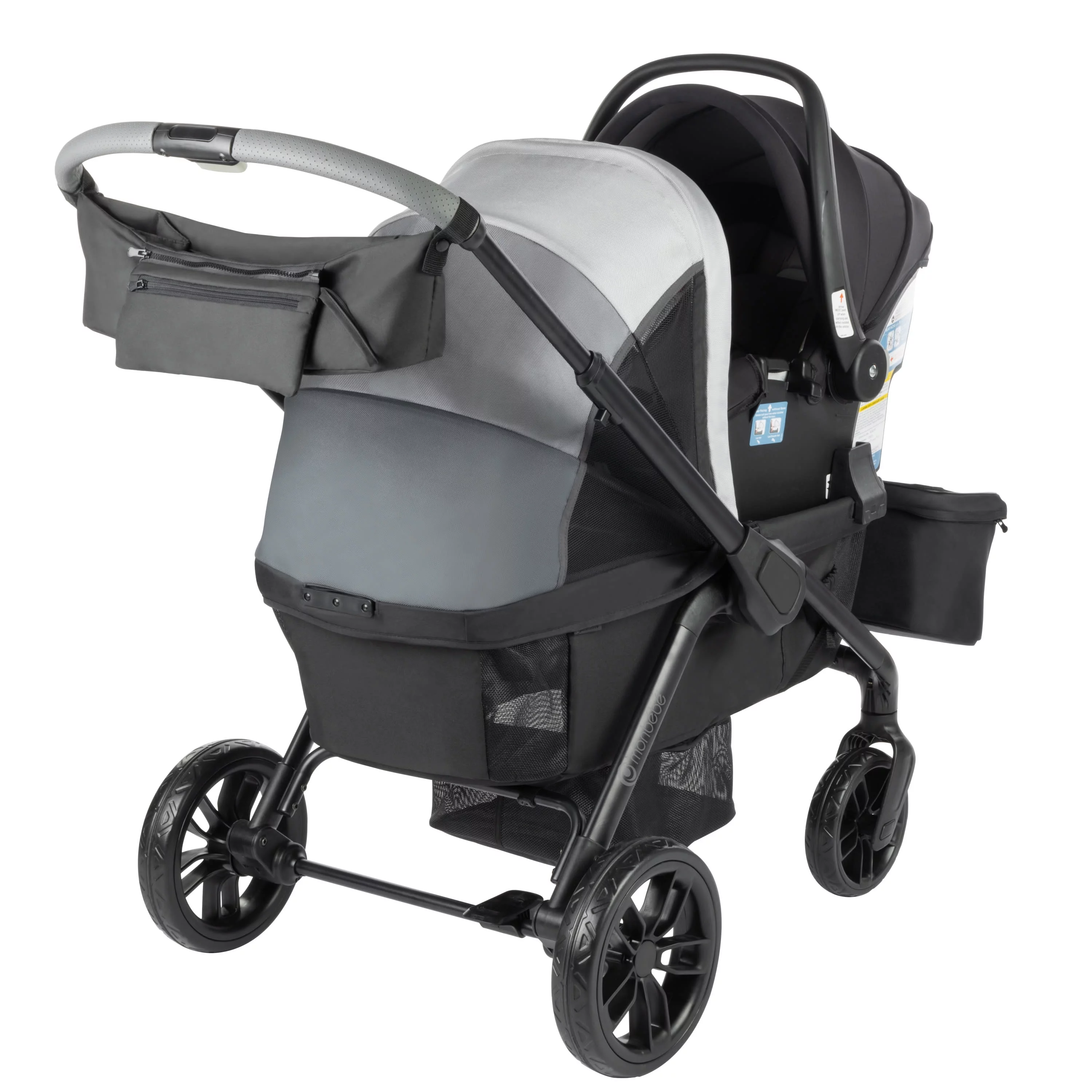 Monbebe Everyday Outings Wagon Stroller, Cobblestone Grey