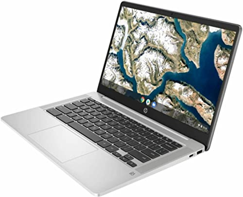 HP 14 14" Chromebook Intel Celeron N3350 4GB Ram 32GB eMMC Snow White