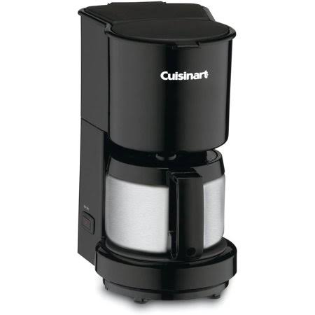 Cuisinart Dcc-450bk 4-Cup Coffeemaker with Stainless-Steel Carafe, Black