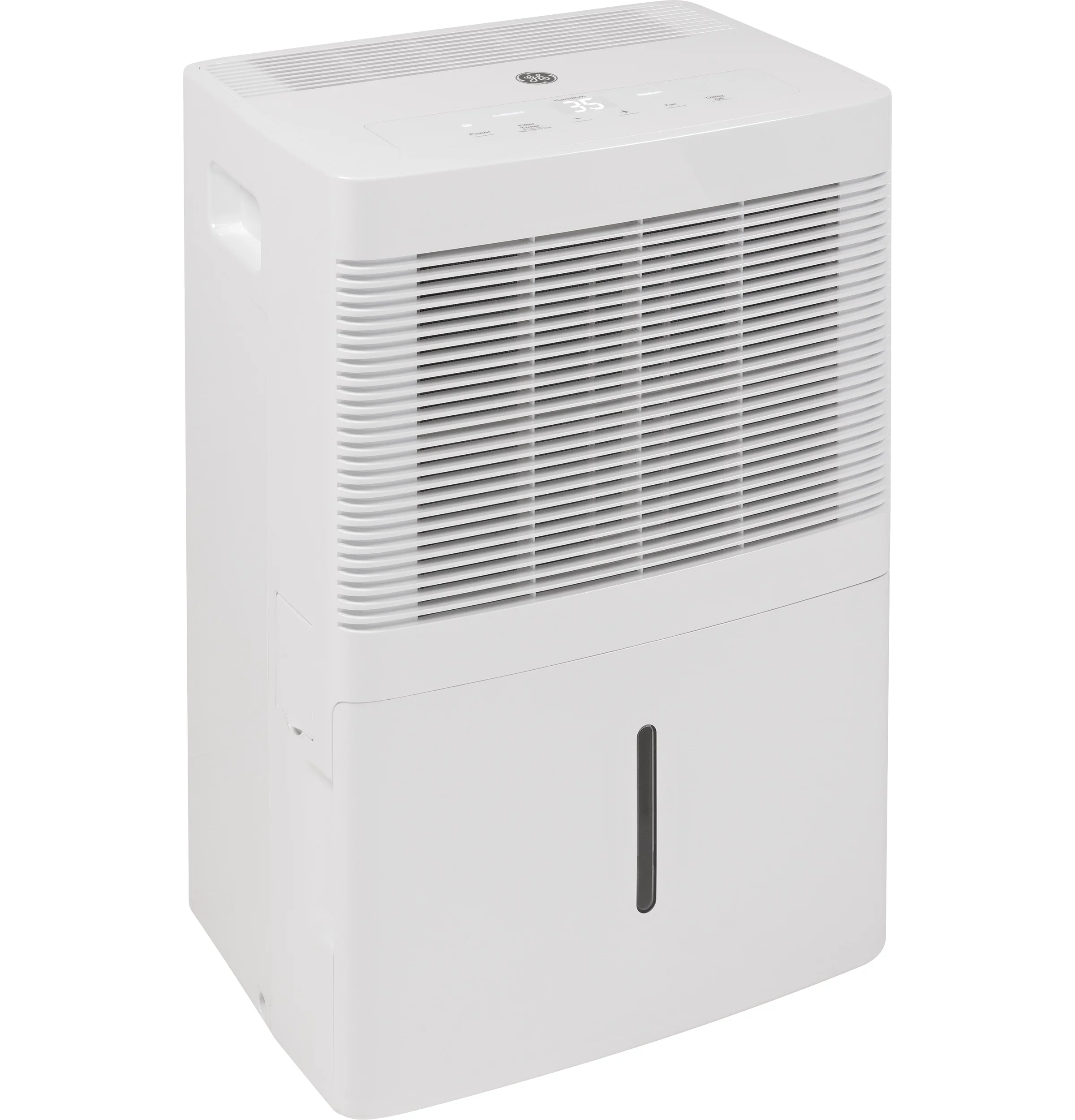 GE® 20 Pt Portable Dehumidifier for Damp Spaces, White, ADEW20LY