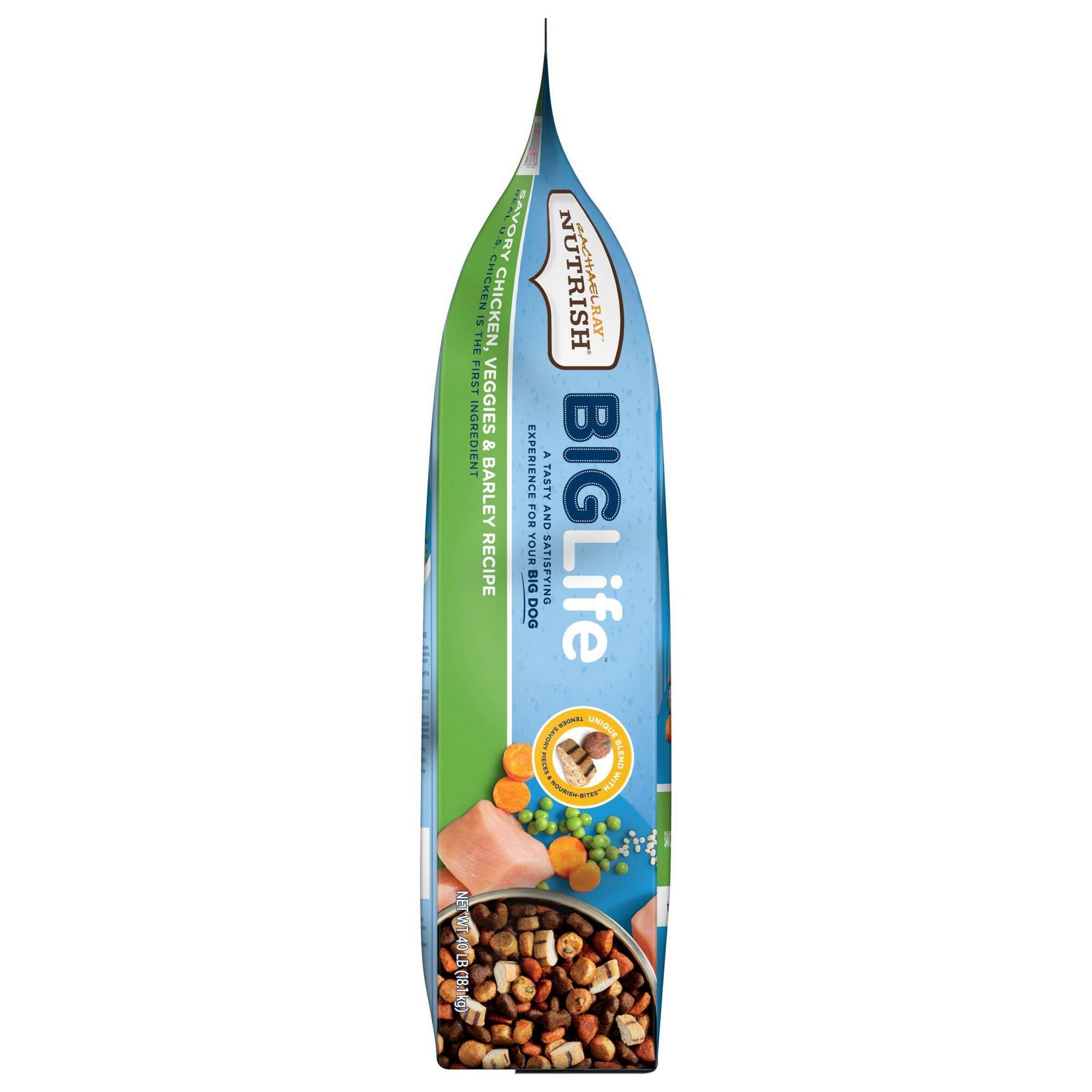 Rachael Ray Nutrish BigLife Dog Food, Natural, Savory Chicken, Veggies u0026 Barley Recipe, Adult - 40 lb
